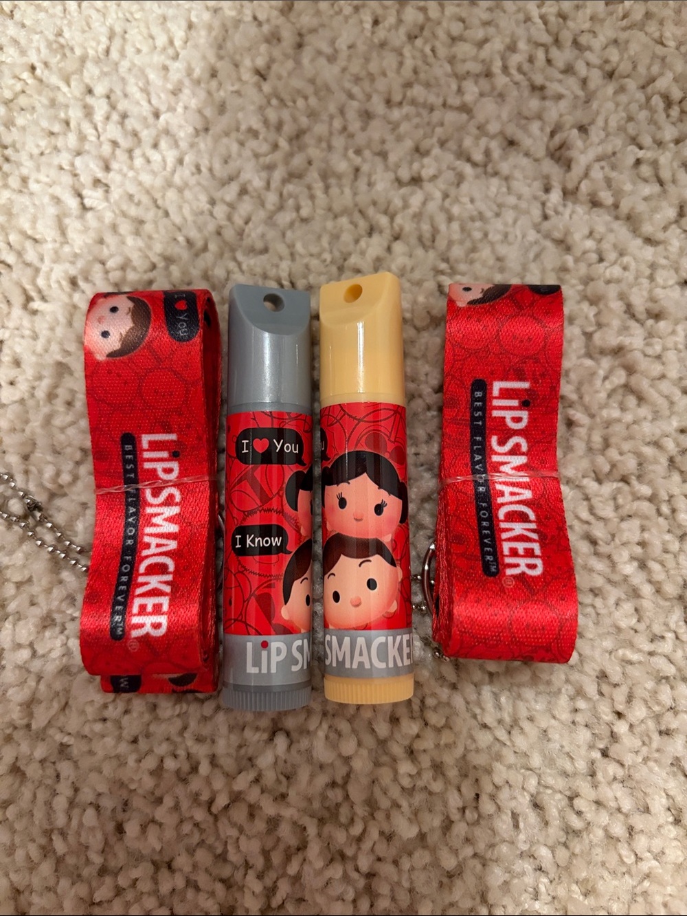 Lip Smackers Star Wars Han Solo and Leia set